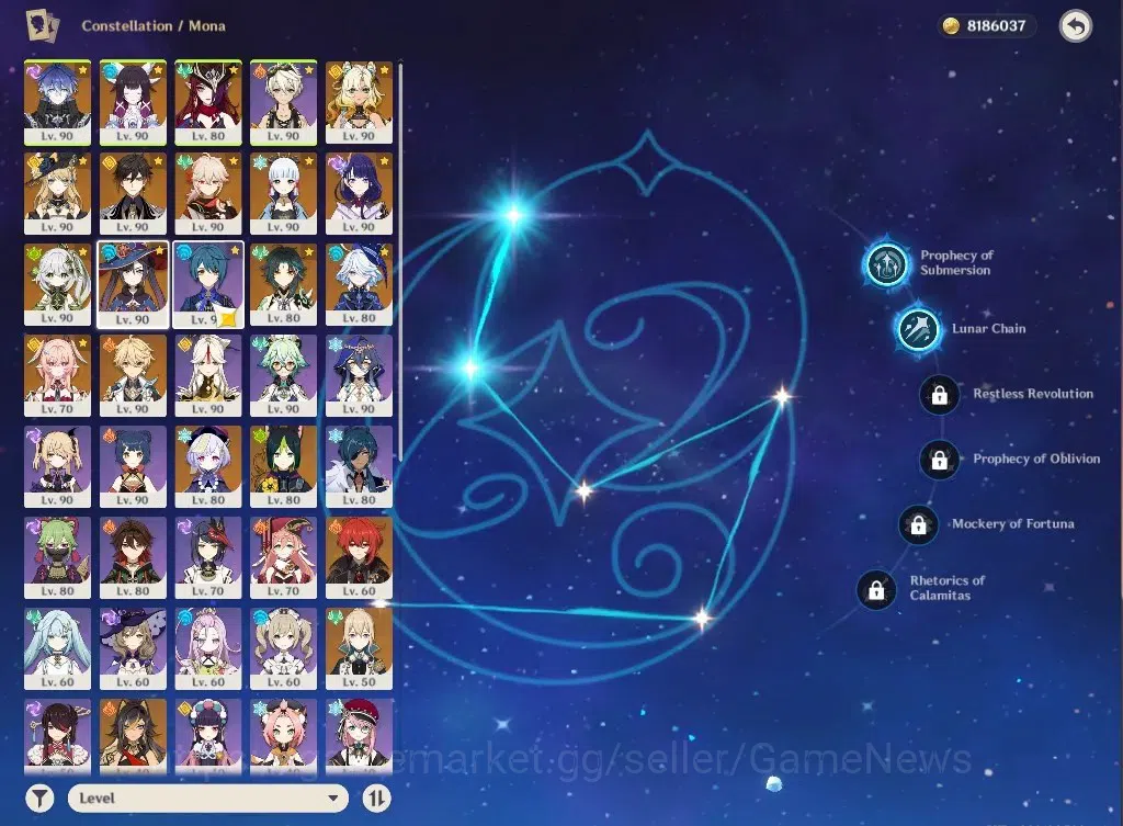 Genshin Impact Accounts ASIA|AR59|13Limited+9(*5WEP)|(NaviaC1,Ayaka,Kazuha image 4