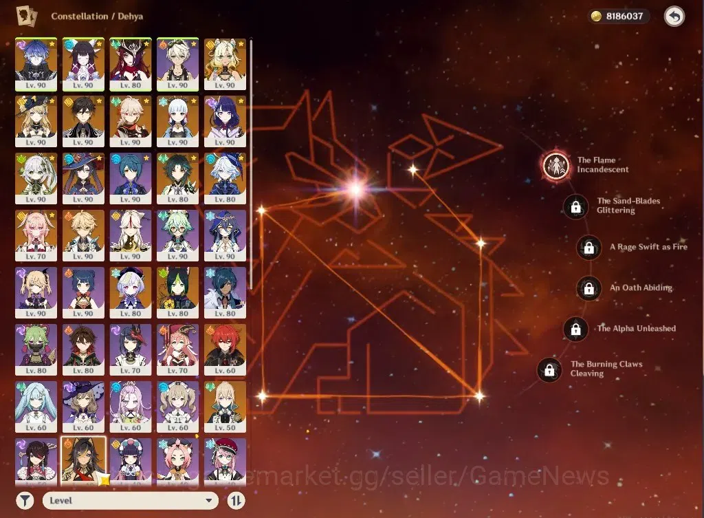 Genshin Impact Accounts ASIA|AR59|13Limited+9(*5WEP)|(NaviaC1,Ayaka,Kazuha image 8
