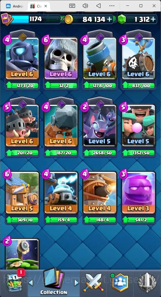 Clash Royale Accounts Mobile |Trophy 8592|1 Max Hero Cards|5 EVO Cards|4 image 12