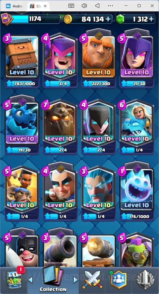 Clash Royale Accounts Mobile |Trophy 8592|1 Max Hero Cards|5 EVO Cards|4 image 6
