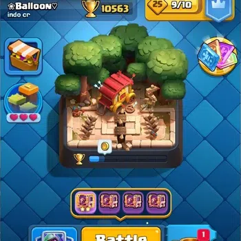 Clash Royale High-End Mobile |Trophy 8592|1 Max Hero Cards|5 EVO Cards|4 image 1