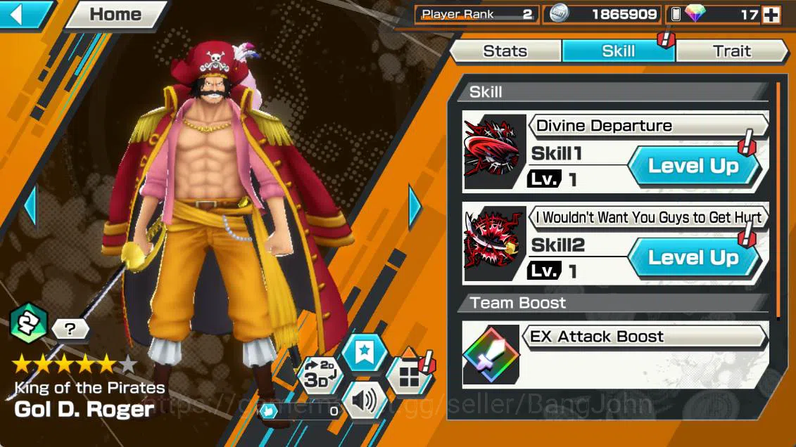 One Piece Bounty Rush Accounts Others GLOBAL | EX 3| FF Ace n Yamato, King pirates gol d roger, BP kuzan, OPBR258B 6