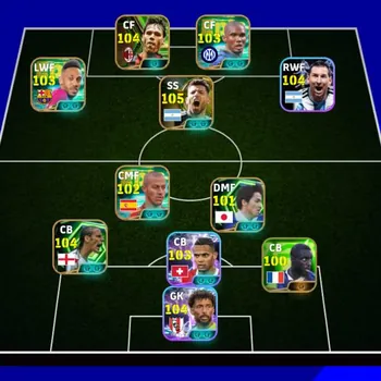 eFootball Accounts Legends & Iconic Players Collective 3185 | EPIC SQUAD ( ETO'O 103 • Van Basten 104 • Aguero 105