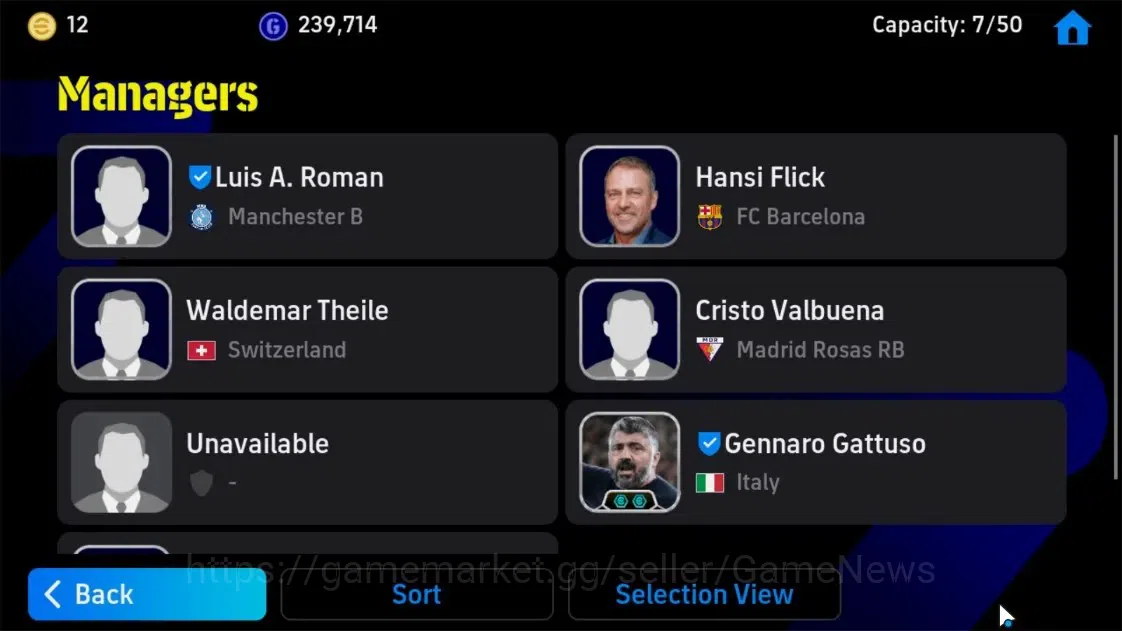 eFootball Accounts Legends & Iconic Players Android|Epic-BigTime Lamine Yamal, Epic Didier Drogba, Ronaldinho Gaucho, Albert 3
