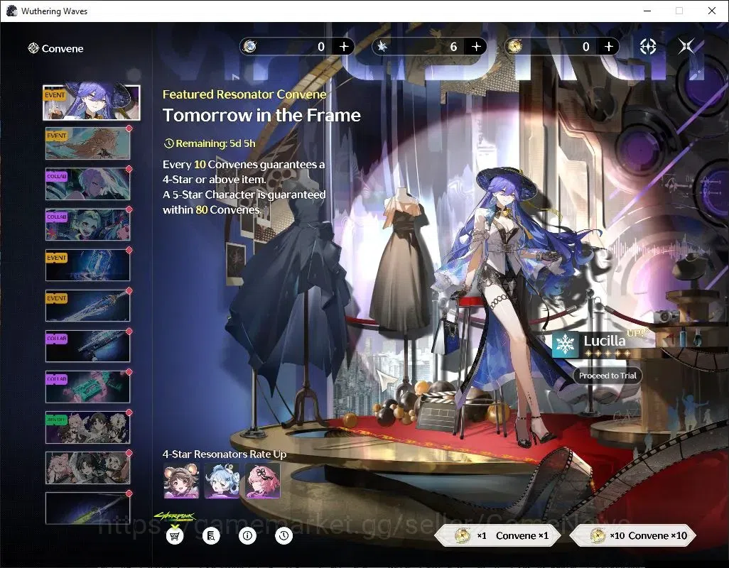 Wuthering Waves Accounts NA|UL 10| Starter | 2 Limited | Cartetheya,Rebbeca image 10