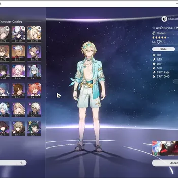 Honkai Star Rail Accounts Others Asia|TL 55|4 Limited| Aventurine Waveflair,Ashveil,Pearl,Archer +2 STD Char (Welt