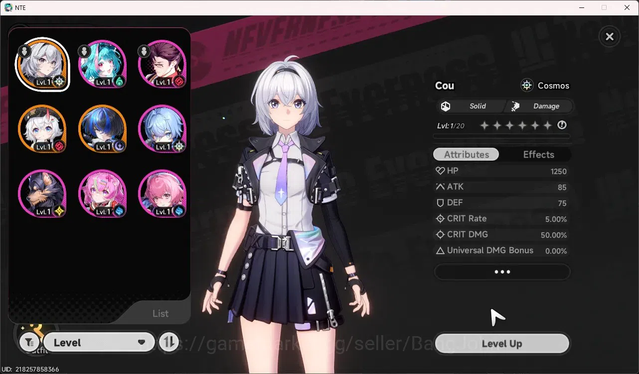Neverness to Everness Accounts EU | Starter Lv 3 | 2 SSR Sakiri, Daffodill + 6 SR image 8