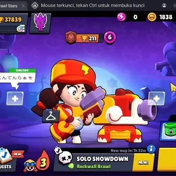 Brawl Stars Accounts Trophy 37839|93 Brawlers|13 Max(Bull,Bibi,Mortis,Max,Byron,Mina,ETC)|10 Legendary,11 Mythic,47 Epic