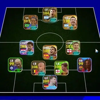 eFootball Accounts Legends & Iconic Players Android|3 Big Time Lionel Messi,Rodri,Ronaldinho Gaucho|Epic Vincent