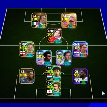 eFootball Accounts Others Andorid|Power 3195|2 Big Time Alessandro Del Piero,Erling Haaland|5 Epic Wayne Rooney|8 Show Time