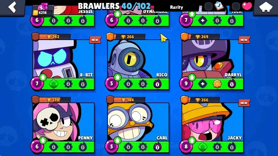 Brawl Stars Accounts 6218 Trophy|6K Bling|40 Brawlers 2 Max Lvl|1 Hypch image 10