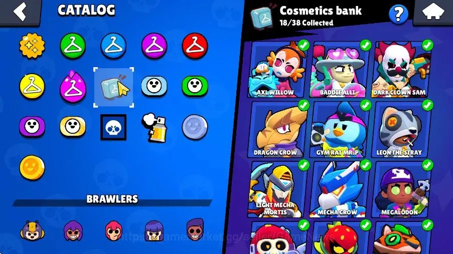 Brawl Stars Accounts 6218 Trophy|6K Bling|40 Brawlers 2 Max Lvl|1 Hypch image 19