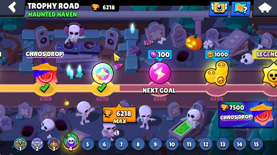 Brawl Stars Accounts 6218 Trophy|6K Bling|40 Brawlers 2 Max Lvl|1 Hypch image 4