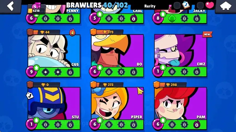 Brawl Stars Accounts 6218 Trophy|6K Bling|40 Brawlers 2 Max Lvl|1 Hypch image 9