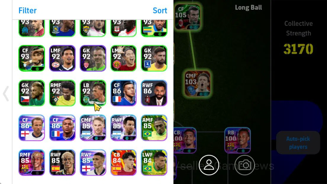 eFootball Accounts Mid-Tier Mobile|Big Time Scott Mctominay(Phenom Pass),Neymar Jr(Blitz Curler),Victor Oshimen(Phenom 3