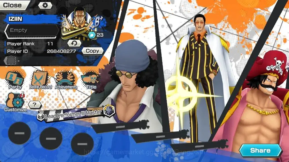 One Piece Bounty Rush Accounts Global | EX 2 | 2 Max | PR 11 | Gol D. Roger Max, image 2