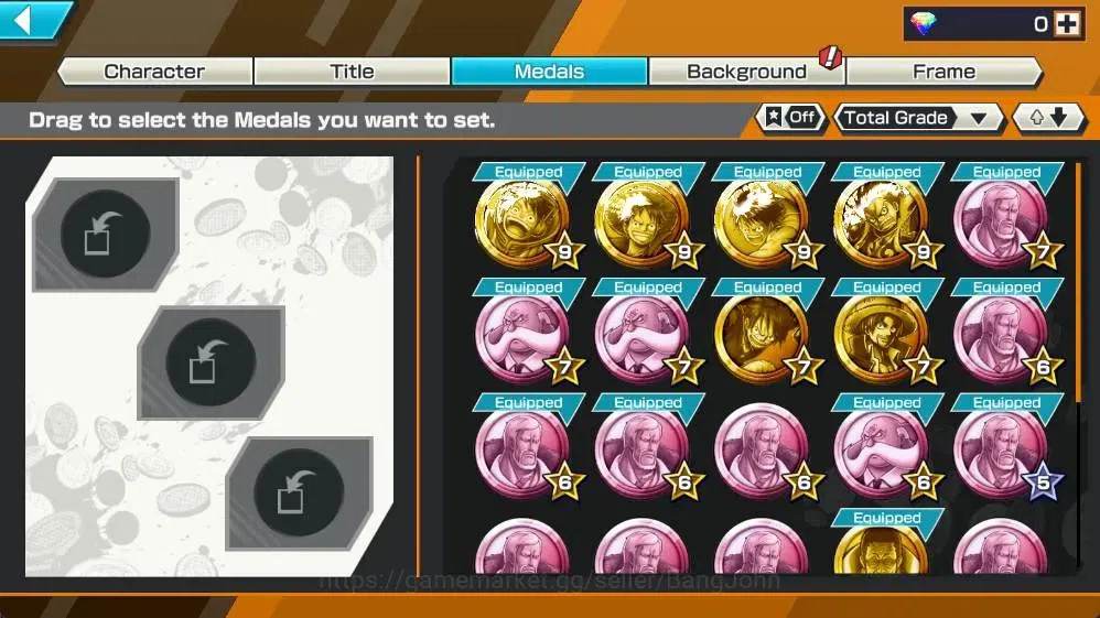 One Piece Bounty Rush Accounts Global | EX 2 | 2 Max | PR 11 | Gol D. Roger Max, image 3