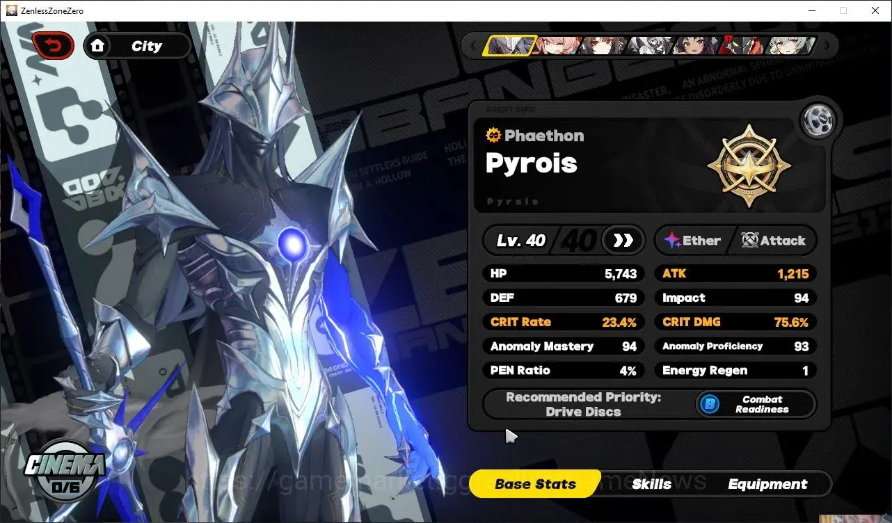 Zenless Zone Zero Accounts Starter ASIA|IK 39|S1 CH5|5936 poly|3 Limit([Ye ShunGuang,Pyrois]+Sign,Zhao)+2 STD 11