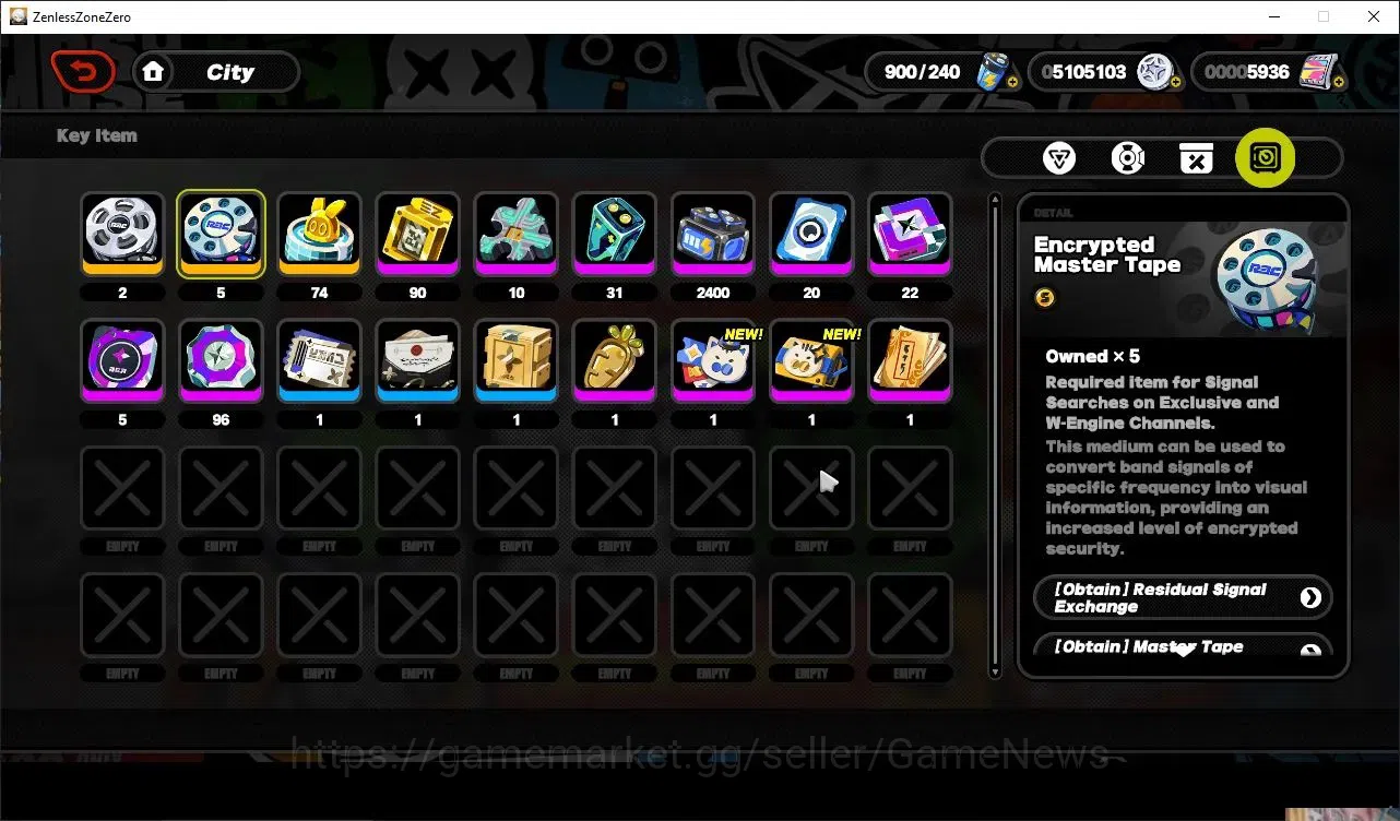 Zenless Zone Zero Accounts Starter ASIA|IK 39|S1 CH5|5936 poly|3 Limit([Ye ShunGuang,Pyrois]+Sign,Zhao)+2 STD 16