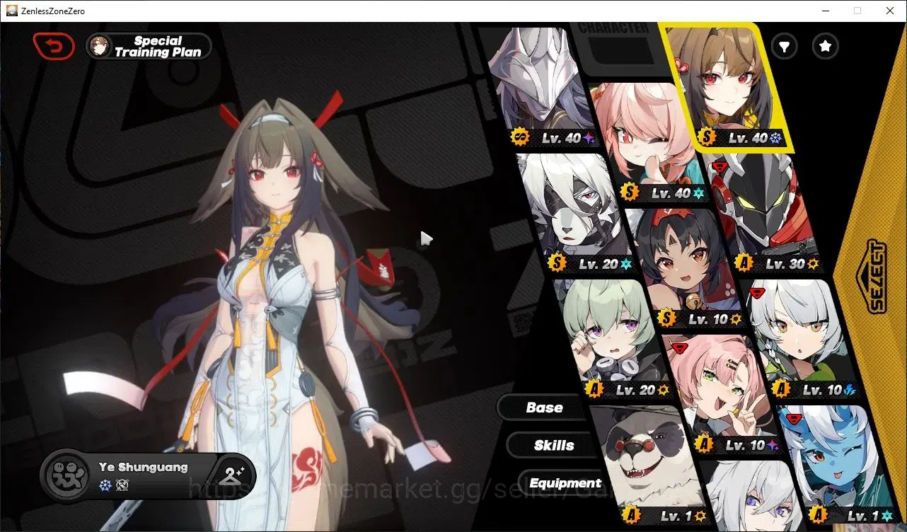 Zenless Zone Zero Accounts Starter ASIA|IK 39|S1 CH5|5936 poly|3 Limit([Ye ShunGuang,Pyrois]+Sign,Zhao)+2 STD 5