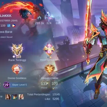 Mobile Legends: Bang Bang Accounts Collector Hero133|Skin 370|HighImmo 123|Legend Lunox,Neobeast Ling,PRIME Claude,Sanrio