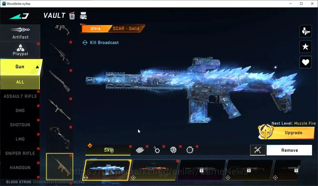 Blood Strike Accounts ASIA|Collab 7DS [Karl98,QBZ95],Anniv FAL-Draco+14  image 18