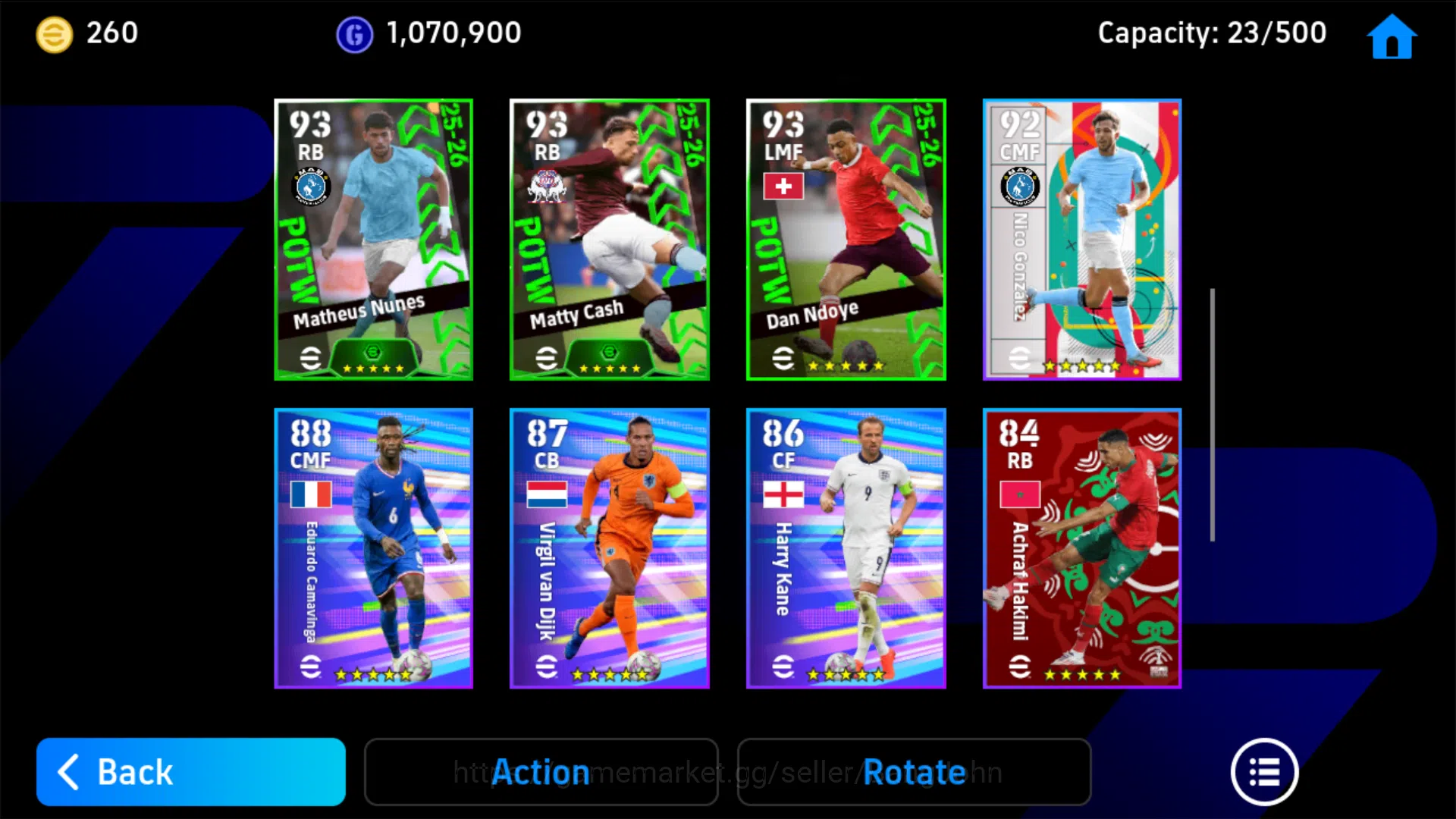 eFootball Accounts Power 3051 | Baggio Epic db , Hazard Epic db | Man image 6