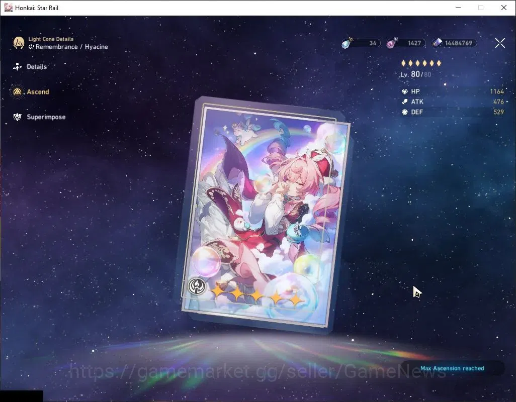 Honkai Star Rail Accounts Asia|TL 64|6 Limited|[Ashveil E2,Castorice,Hyacine image 7