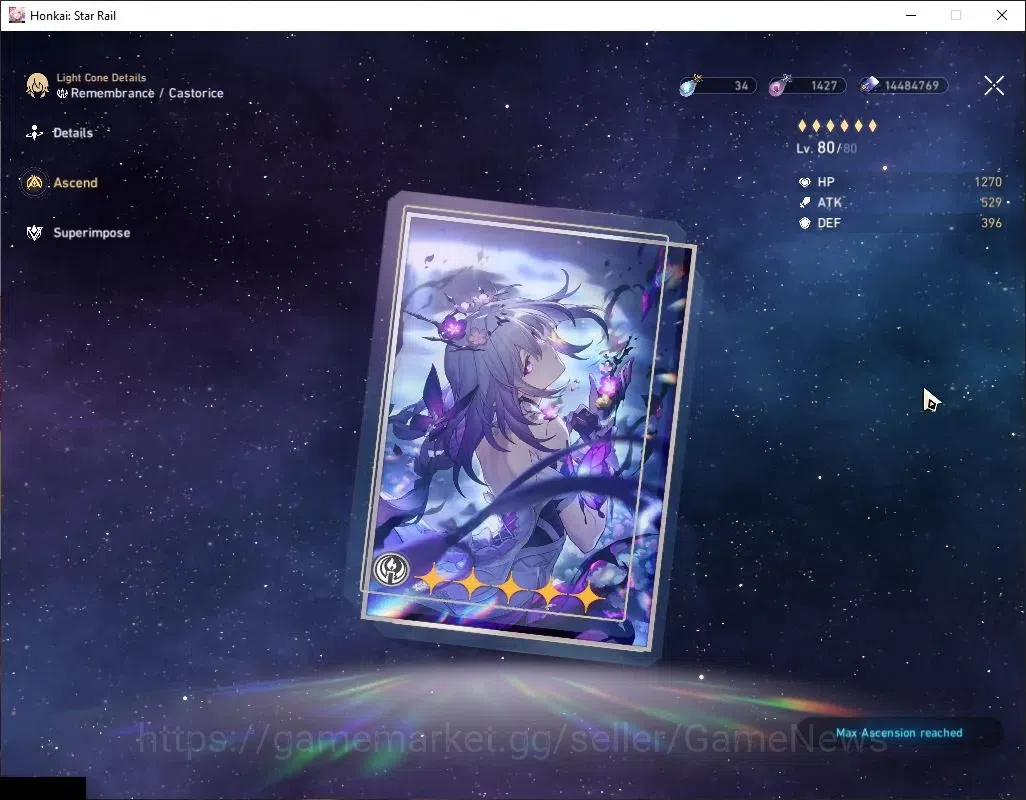 Honkai Star Rail Accounts Asia|TL 64|6 Limited|[Ashveil E2,Castorice,Hyacine image 8