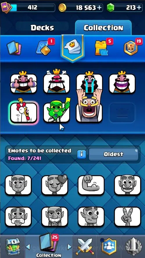 Clash Royale Accounts High-End Lv 412|KTL 10|Trophy 3049|Card 50/121|1 Hero,3 EVO|2 MAX 10 Epic,17 Rare,21 Common|Gems 13