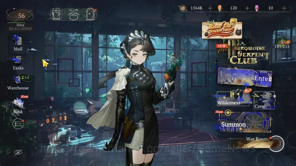 Reverse: 1999 Accounts GLOBAL|Lv56|22(*6Crew)(5Limit)|[PaperHeronP5,Liang image 1