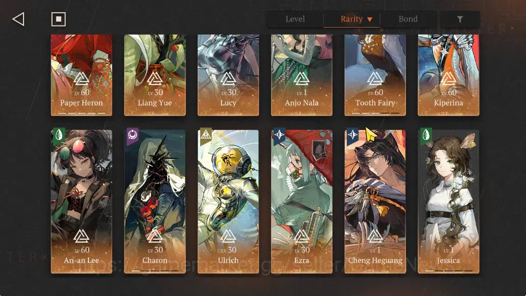 Reverse: 1999 Accounts GLOBAL|Lv56|22(*6Crew)(5Limit)|[PaperHeronP5,Liang image 3