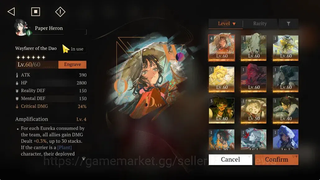 Reverse: 1999 Accounts GLOBAL|Lv56|22(*6Crew)(5Limit)|[PaperHeronP5,Liang image 6