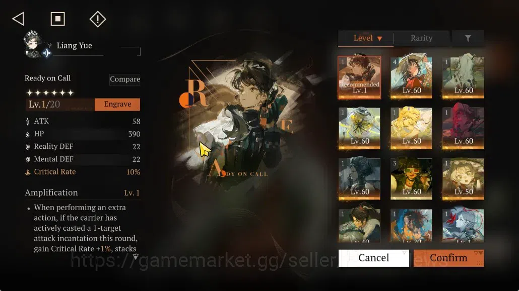 Reverse: 1999 Accounts GLOBAL|Lv56|22(*6Crew)(5Limit)|[PaperHeronP5,Liang image 7