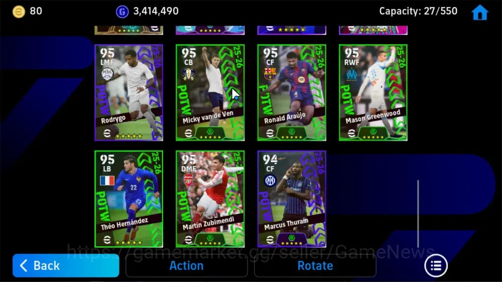 eFootball Accounts Legends & Iconic Players Android|Epic Pele,Cannavaro,Oliver Kahn,Raul,E.Hazard,Tony Adams,BigTiime Frank 7