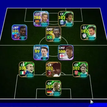 eFootball Accounts Legends & Iconic Players Android|Epic Pele,Cannavaro,Oliver Kahn,Raul,E.Hazard,Tony Adams,BigTiime Frank