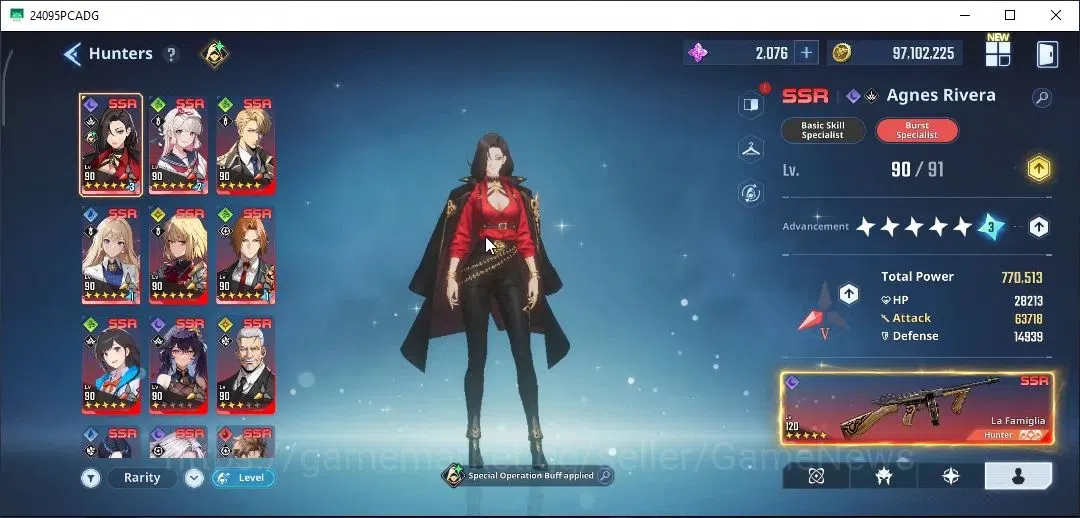 Solo Leveling: ARISE Accounts Lvl 91|2,9M Pwr|[ARiveraA8+SignA5,LennartA5+SignA3,AMireiA7+SignA4,Hae 4