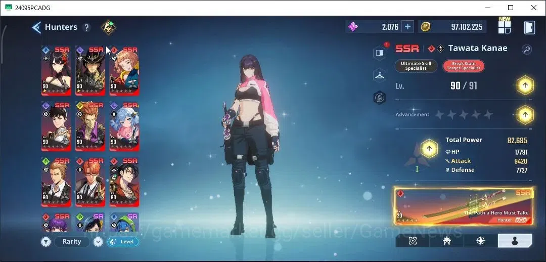 Solo Leveling: ARISE Accounts Lvl 91|2,9M Pwr|[ARiveraA8+SignA5,LennartA5+SignA3,AMireiA7+SignA4,Hae 6