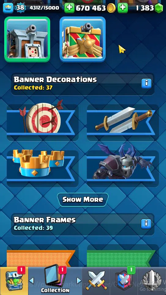 Clash Royale Accounts Lv 38|Trophy 8156|KTL 13|Limited Skin|Card 119| 1  image 17