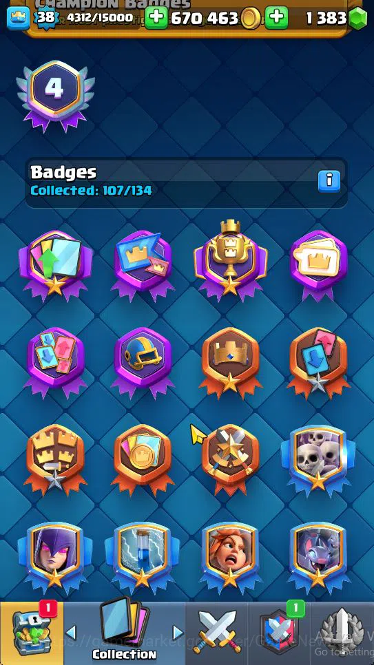 Clash Royale Accounts Lv 38|Trophy 8156|KTL 13|Limited Skin|Card 119| 1  image 19