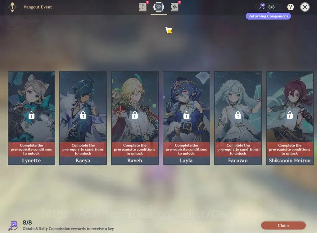 Genshin Impact Accounts ASIA|AR47|2Limited+1(*5Weapon)|Raiden,Ayato,Jean,K image 14