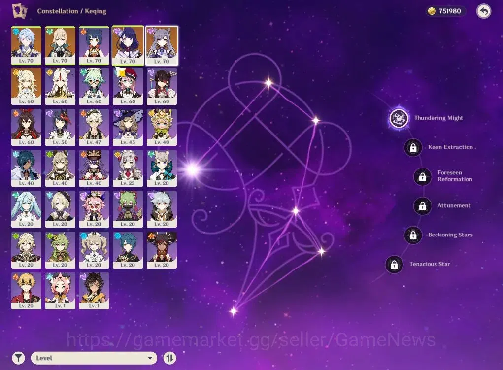 Genshin Impact Accounts ASIA|AR47|2Limited+1(*5Weapon)|Raiden,Ayato,Jean,K image 5