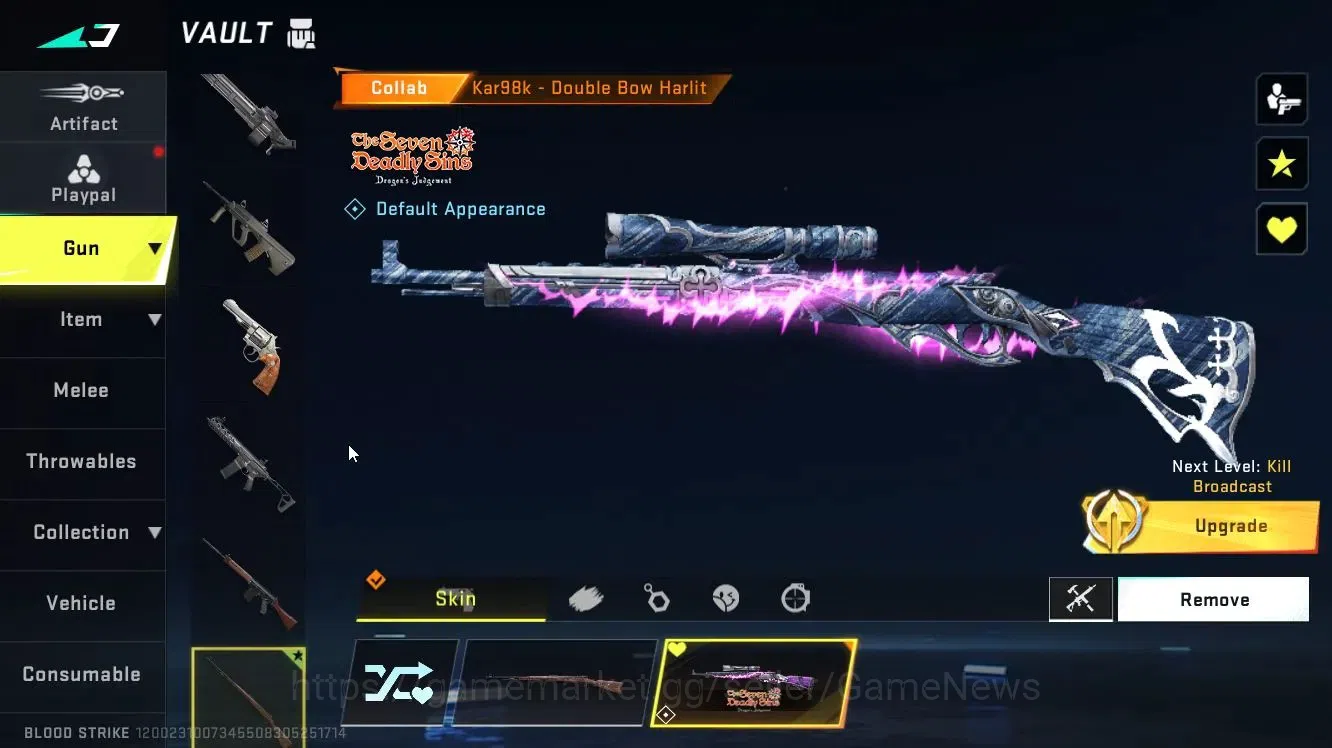 Blood Strike Accounts ASIA|Collab BLEACH [Byakuya],7DS [Kar98k]+MELEE Bu image 4