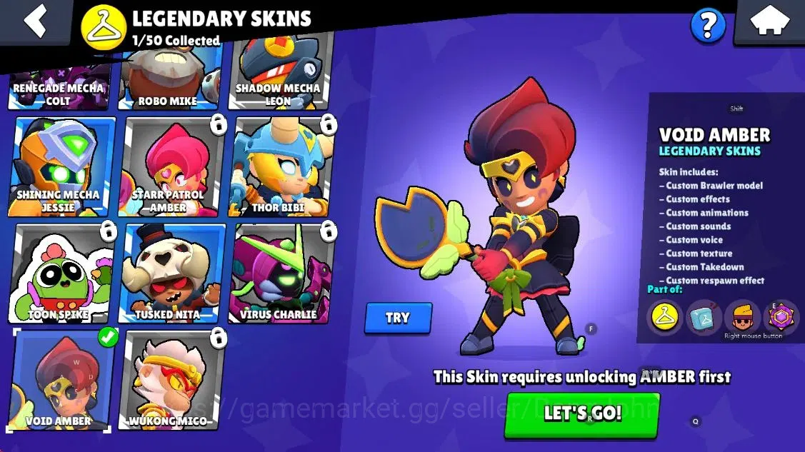 Brawl Stars Accounts Android | 1303 Thropy|18 Brawler-1 Max Lv(Nita)|1  image 12