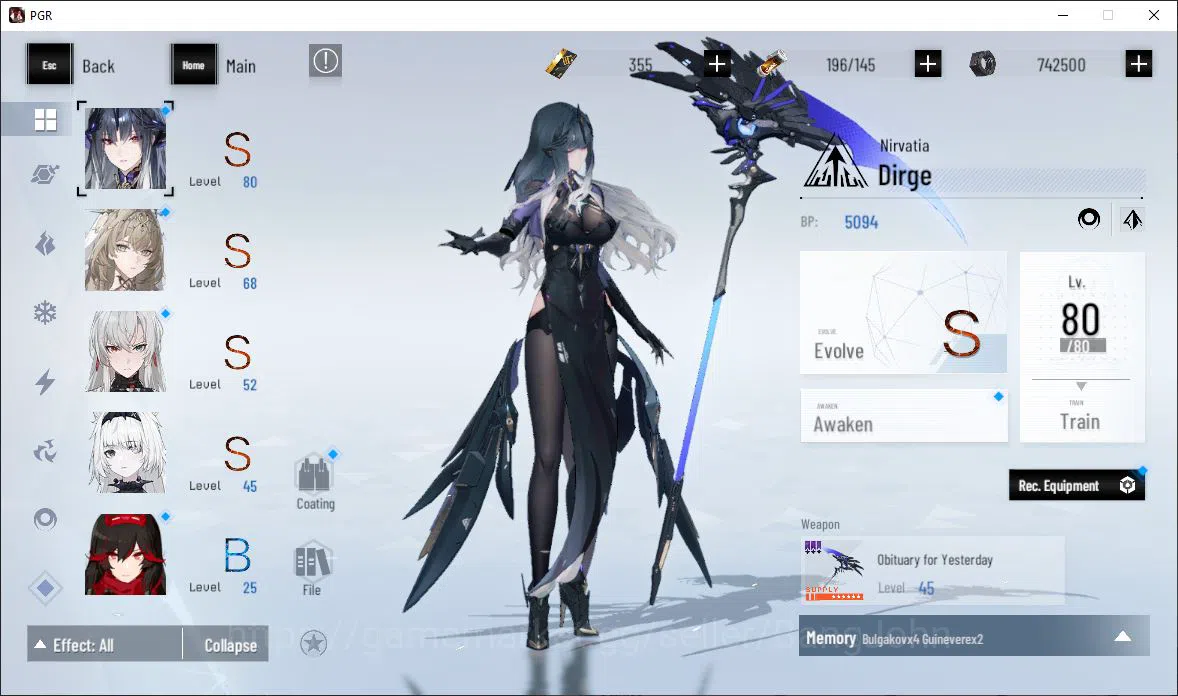 Punishing: Gray Raven Accounts ASIA|Lv 46 | [S Nirvantia,S Crepuscule,S LuciaCW,S image 13