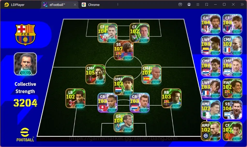 eFootball Accounts Legends & Iconic Players Android|PW 3204|BigT Lamine,Epic 1