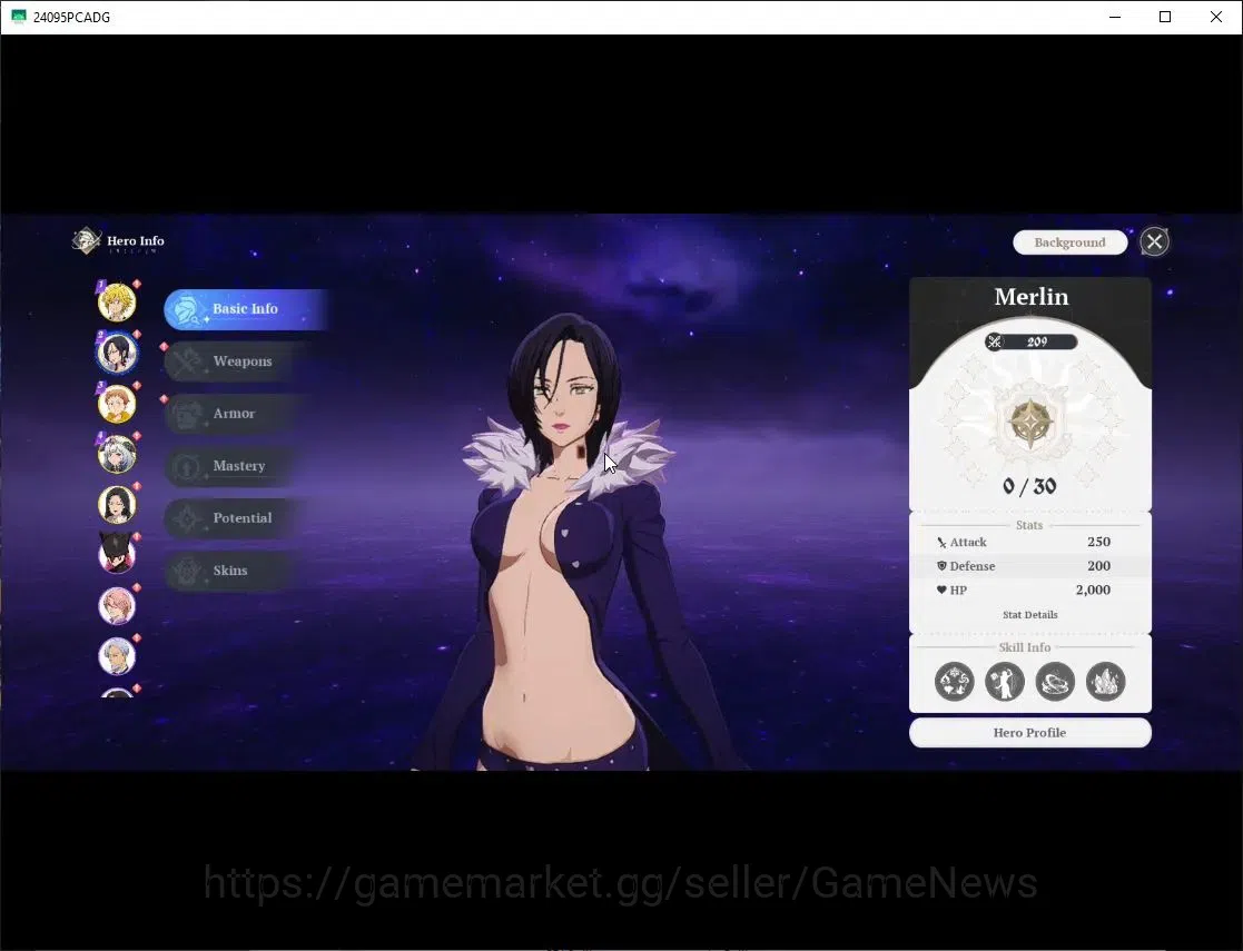 The Seven Deadly Sins: Origin Accounts EUROPE|Lv 2|Starter 5 SSR|Meliodas,Merlin,King,Man image 4