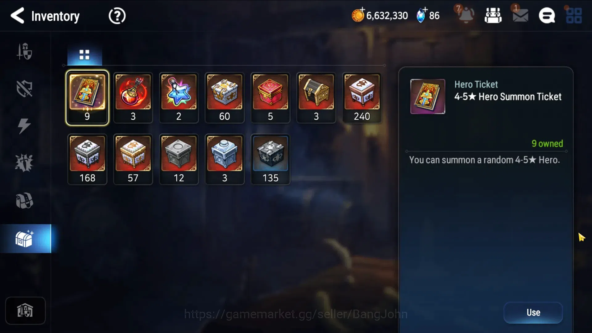 Epic Seven Accounts High-End Global Unverif | 4 ML(NM Luna,Zio,E Ilynav,A Vildred,Etc.)|PoH ON|Stigma 66K|SS 86|Log 1