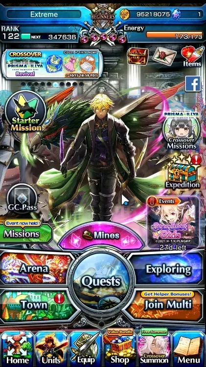 Grand Summoners Accounts End-Game Global|Rank 122|1 Sp Art|36 Ascend 11 TW|(UP Roy,S Miyu,E Shirou,CHloe,Shadow,LM Isliid 1