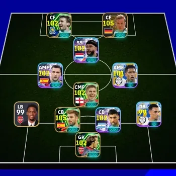 eFootball Accounts Legends & Iconic Players Android|PW 3143|Gerard Mikel Merino Show T,Pique Epic,Mario Gotze Epic,Andrly